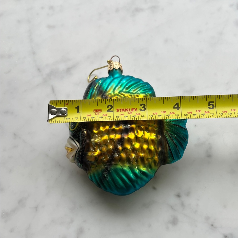 Christopher Radko Ornament  1996 Tropical Deep Sea Fish" - Picture 7 of 8